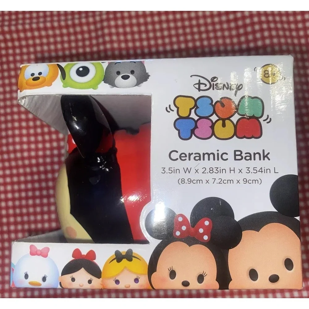 New Disney Tsum Tsum Minnie Mouse Coin Bank‎